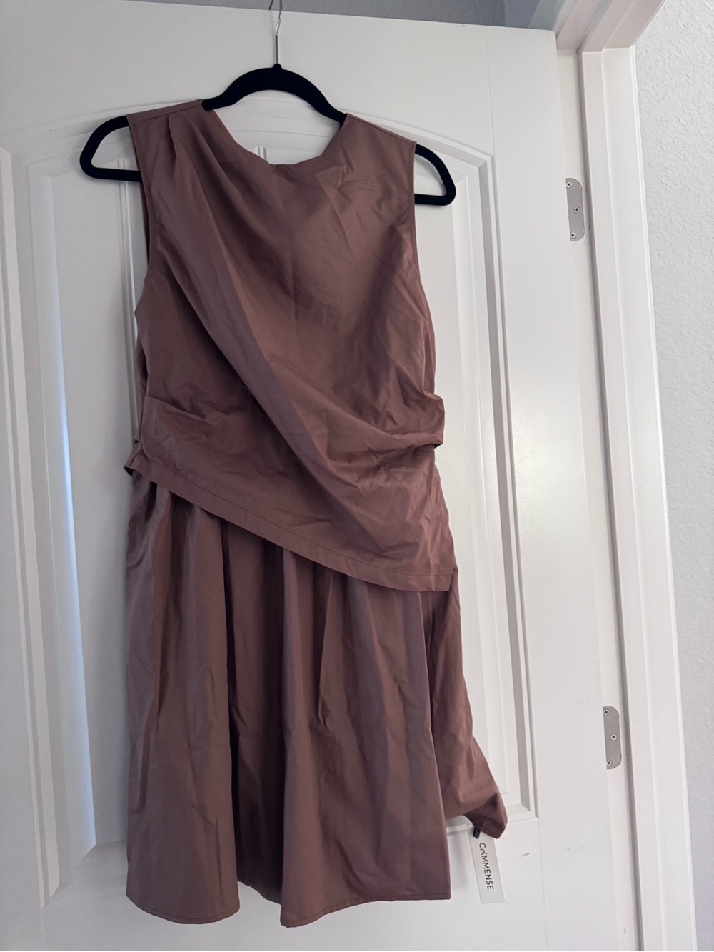 Commense Sleeveless Midi Dress in Taupe - Picture 2 of 2
